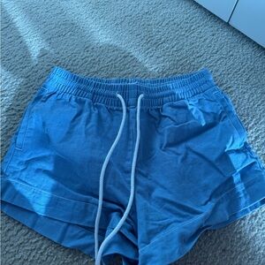 Rhythm Light Blue Casual Shorts